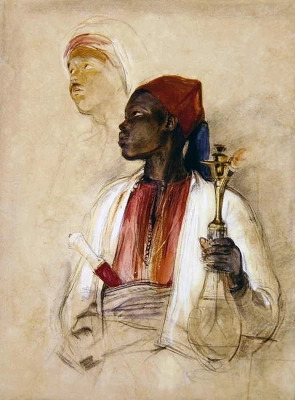 Il portatore di pipa - studio